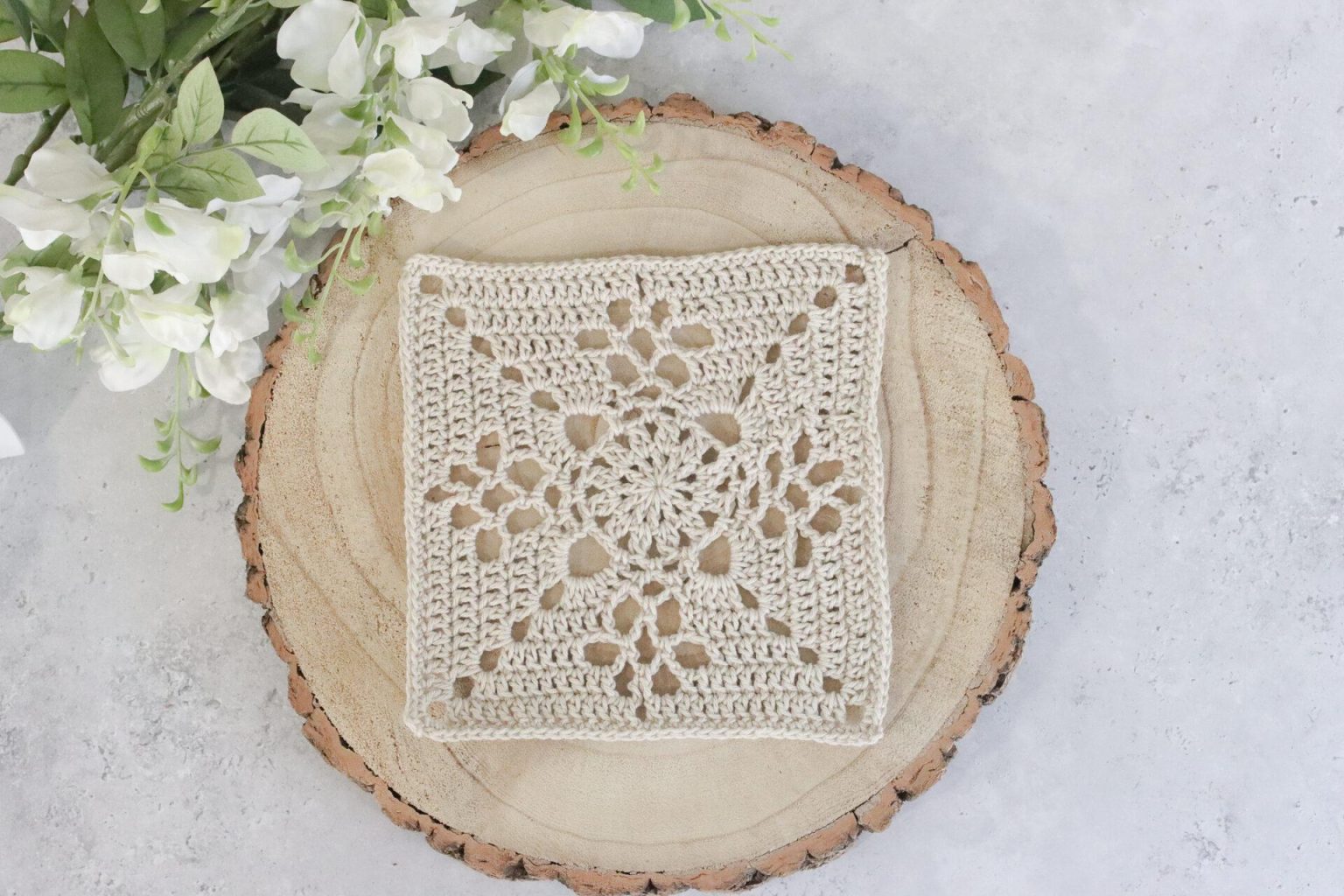 Boho Lace Granny Square